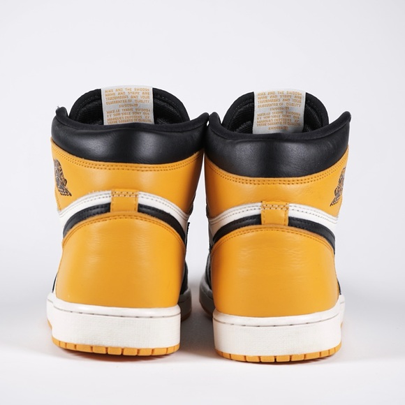 Air Jordan 1 “Taxi’s“ Retro High OG Yellow Toe  Mens Size 13 - Picture 3 of 9